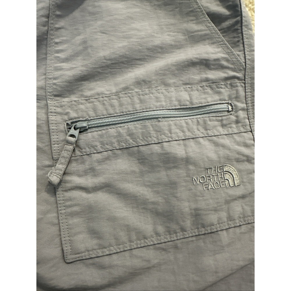 EUC The North Face Paramount ASCEND SHORT Grey Nylon Drawstring Small Inseam 7" - Picture 3 of 7